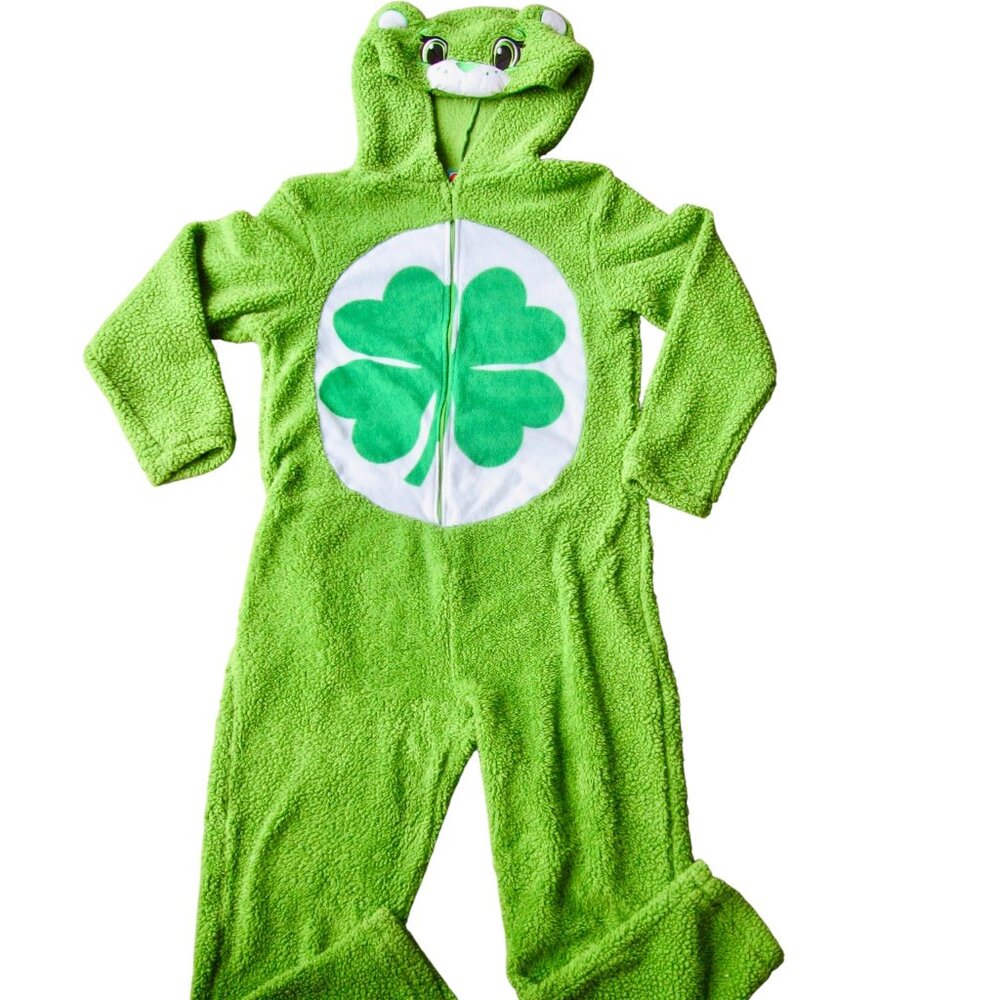 Care Bears Good Luck Costume Adult Size S Green Shamrock Clover HALLOWEEN